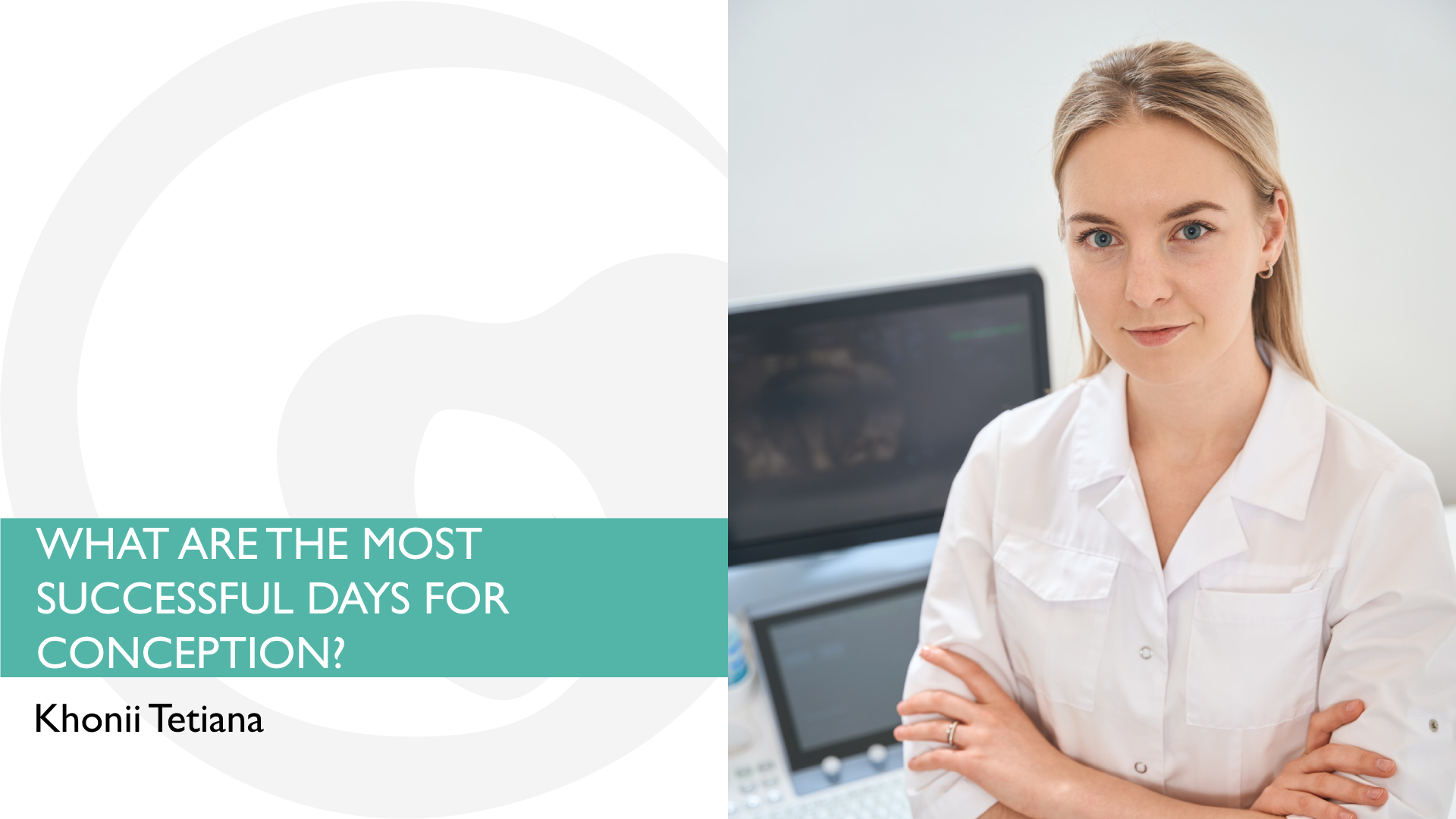 What are the most successful days for conception?