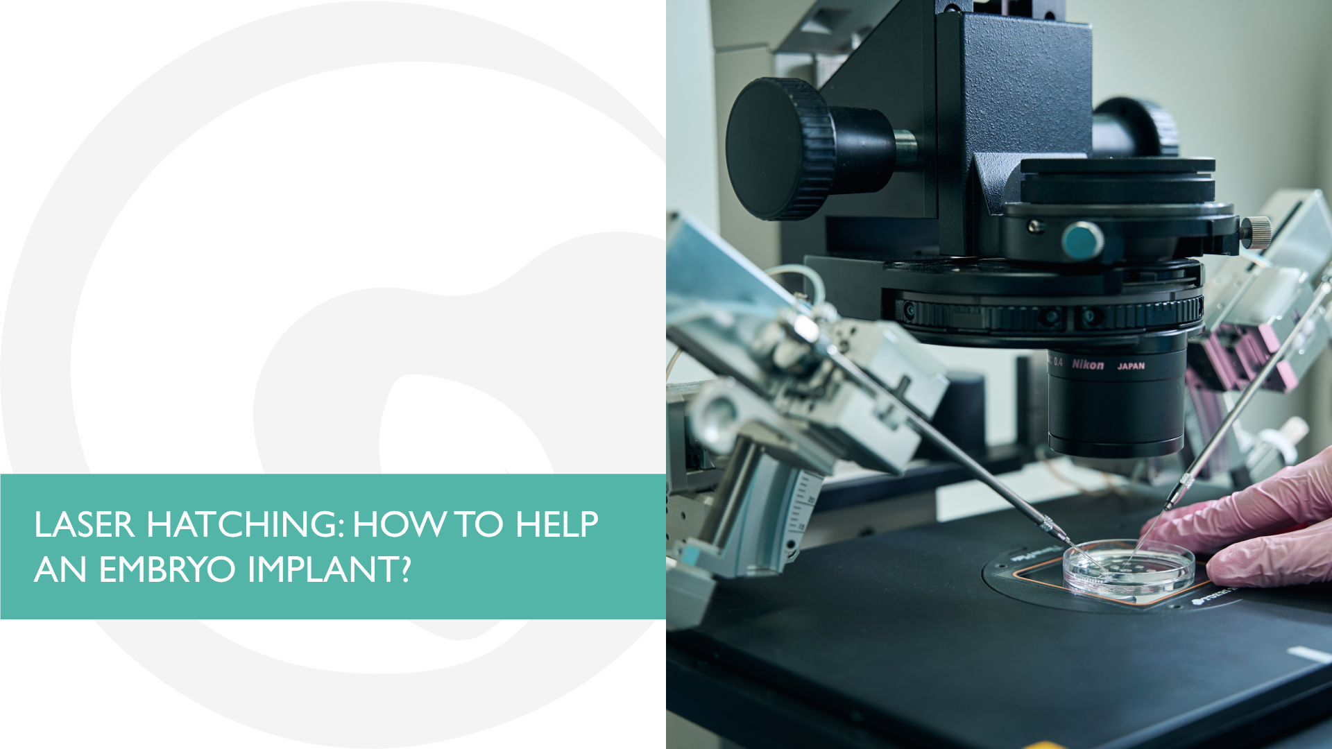 LASER HATCHING: HOW TO HELP AN EMBRYO IMPLANT?