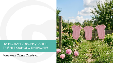 Чи можливе формування трійні з одного ембріону?